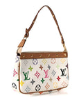 Monogram Multicolor Pochette Accessories White