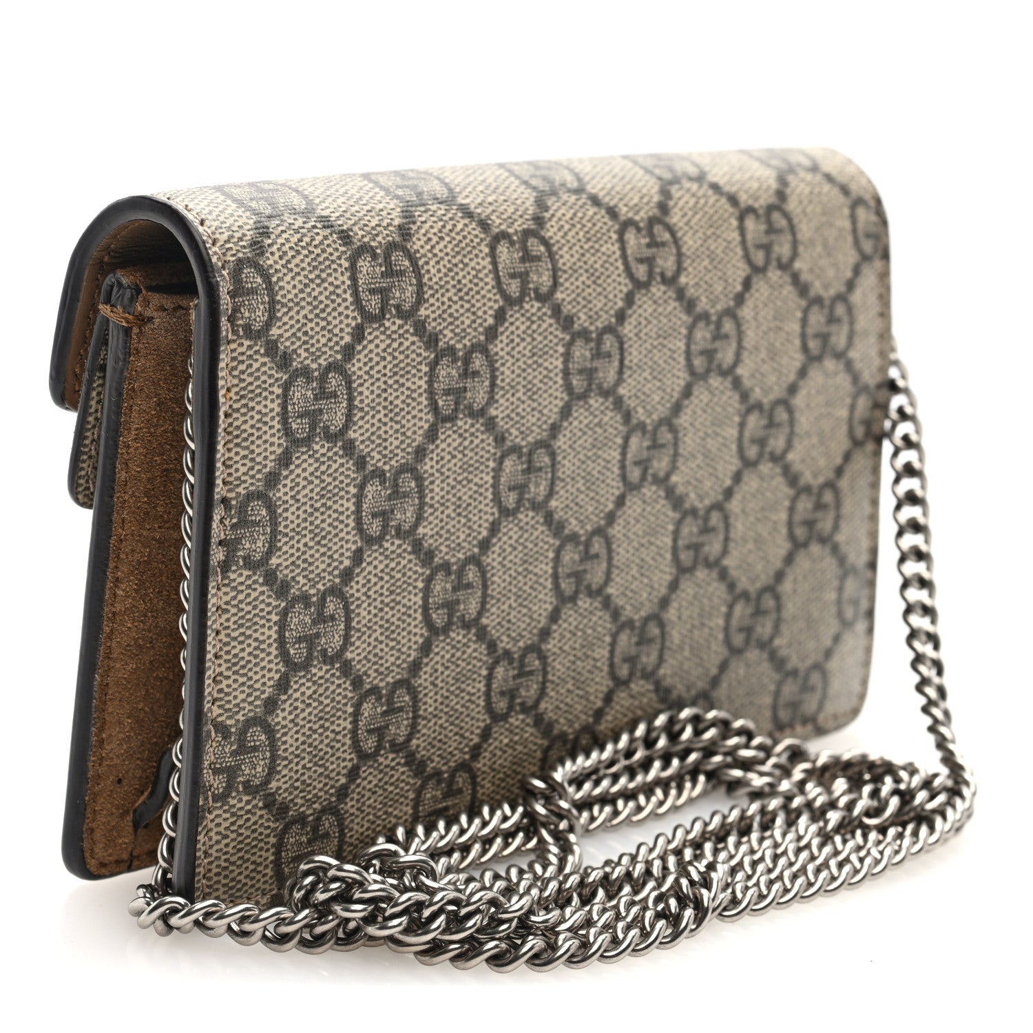 GG Supreme Monogram Super Mini Dionysus Shoulder Bag Taupe