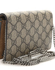 GG Supreme Monogram Super Mini Dionysus Shoulder Bag Taupe