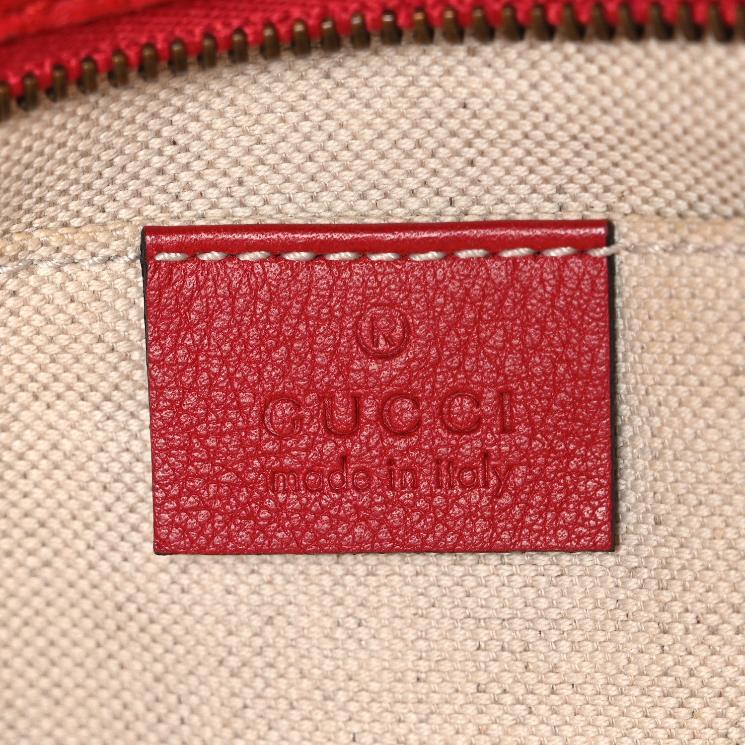 MicroGCCIssima Sunshine Disco Crossbody Bag Red