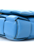 Lambskin Maxi Intrecciato Padded Chain Cassette Crossbody Bag Swimming Pool