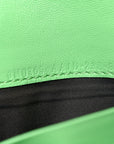 Nappa Matisse FF Embossed Continental Wallet On Chain Edamame
