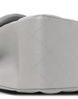 Caviar Quilted Jumbo Double Flap Grey