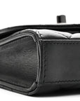 Lambskin Quilted Mini Trendy CC Clutch With Chain So Black