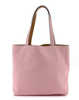 Veau Sikkim Swift Double Sens 28 Reversible Tote Rose Sakura Curry