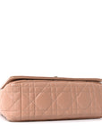 Calfskin Cannage Small Caro Bag Rose De Vents