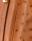Ostrich Birkin 30 Cognac