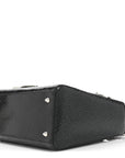 Ceramic Effect Deerskin Jeweled Swan Lady D1OR Black