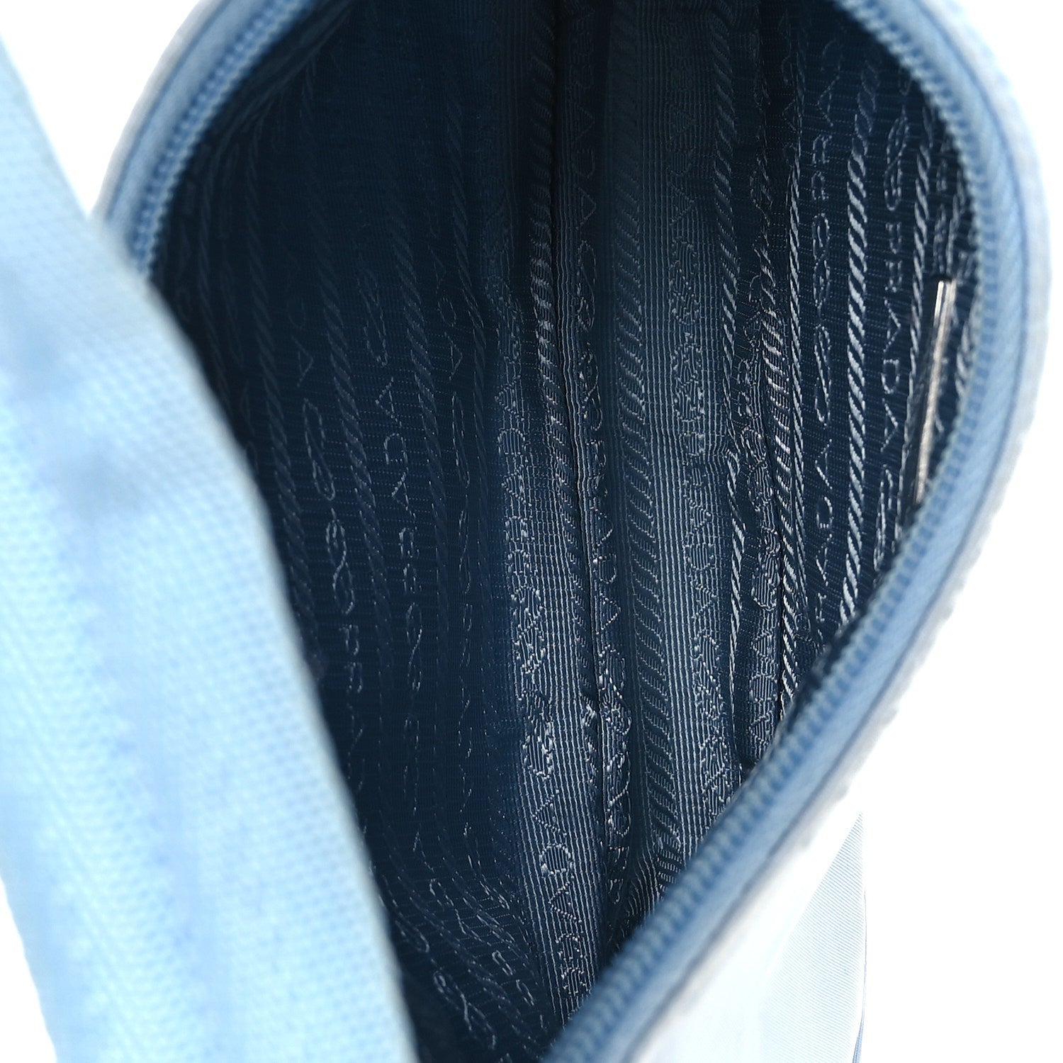 Tessuto Nylon Mini Re-Edition 2000 Bag Celeste