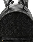 Lambskin Flower Quilted Palm Springs Backpack PM Black