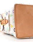 Monogram Multicolor Petit Noe White