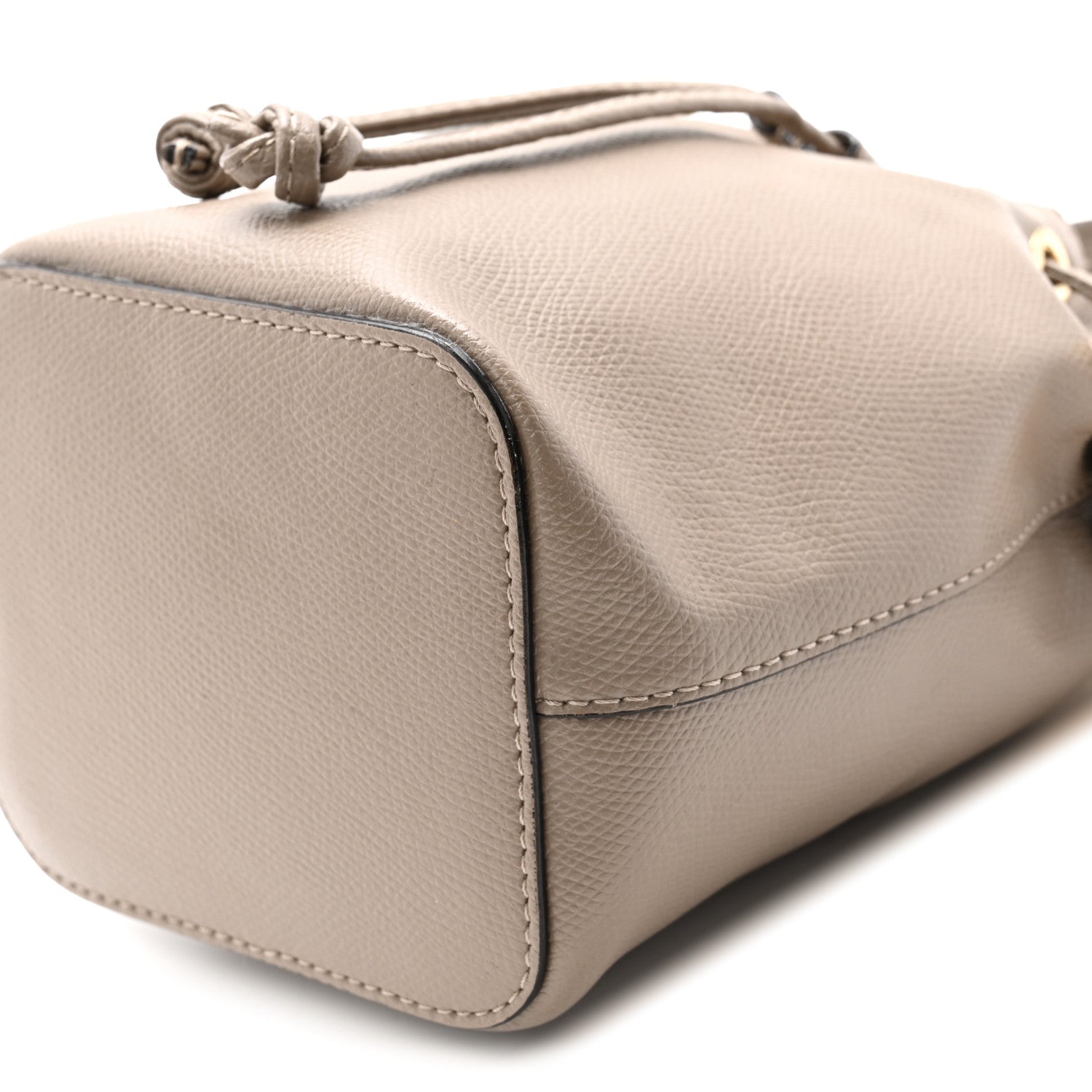 Vitello Cruise F is FNDI Mini Mon Tresor Bucket Bag Tortora