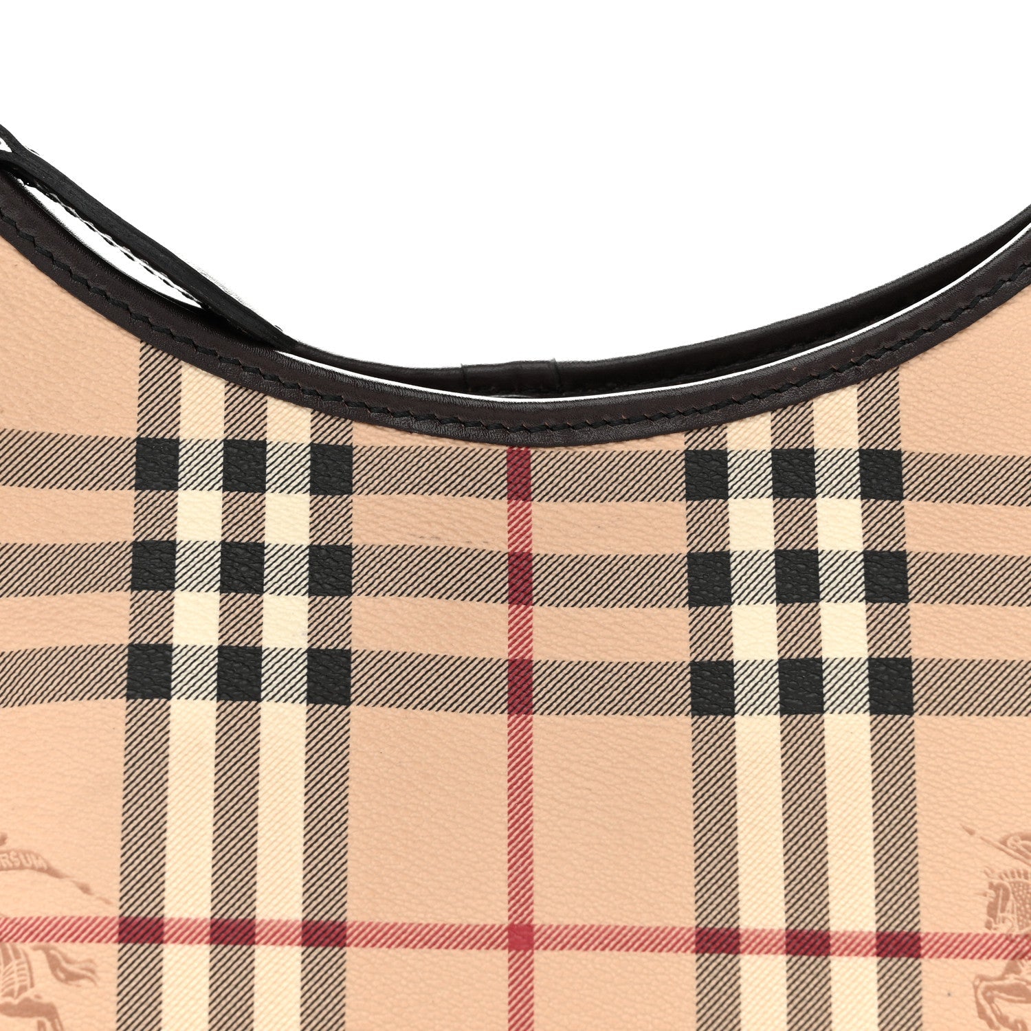 Haymarket Check Small Shoulder Bag Chocolate