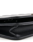 Caviar Quilted Vintage Mademoiselle Wallet On Chain WOC Black