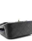 Lambskin Quilted Mini Square Flap Black