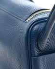 Taurillon Clemence Mini Lindy 20 Deep Bleu