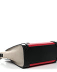 Bullhide Calfskin Nubuck Nano Tri-Color Luggage Bright Red