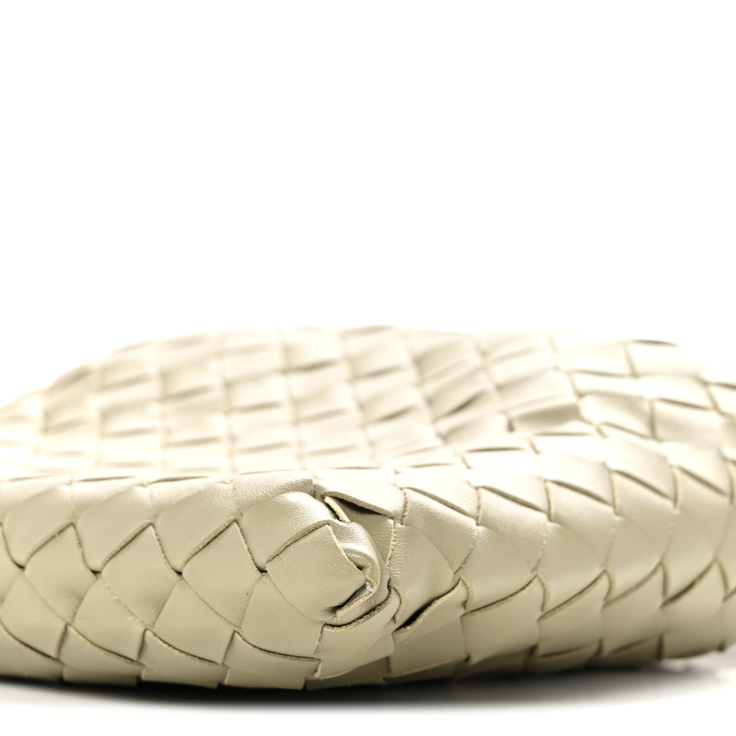 Calfskin Intrecciato Mini Hop Travertine