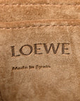 Calfskin Canvas Anagram Mini Gate Dual Bag Ecru Tan