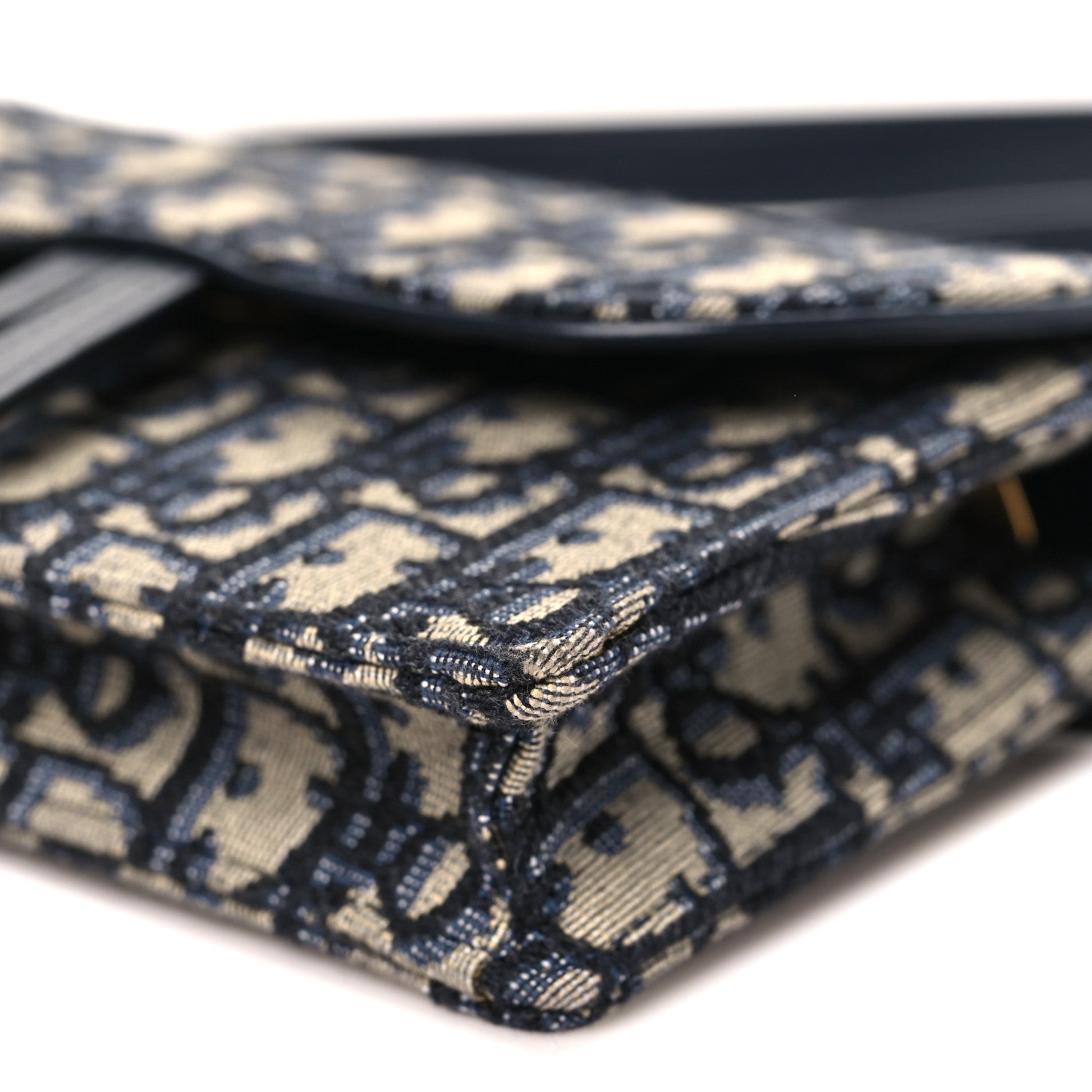 Oblique Saddle Belt Bag Blue