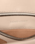 Calfskin Matelasse Small GG Marmont Shoulder Bag White