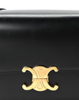 Shiny Calfskin Medium Triomphe Black