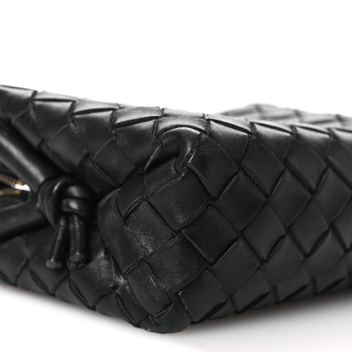 Nappa Intrecciato Mini Loop Camera Bag Black