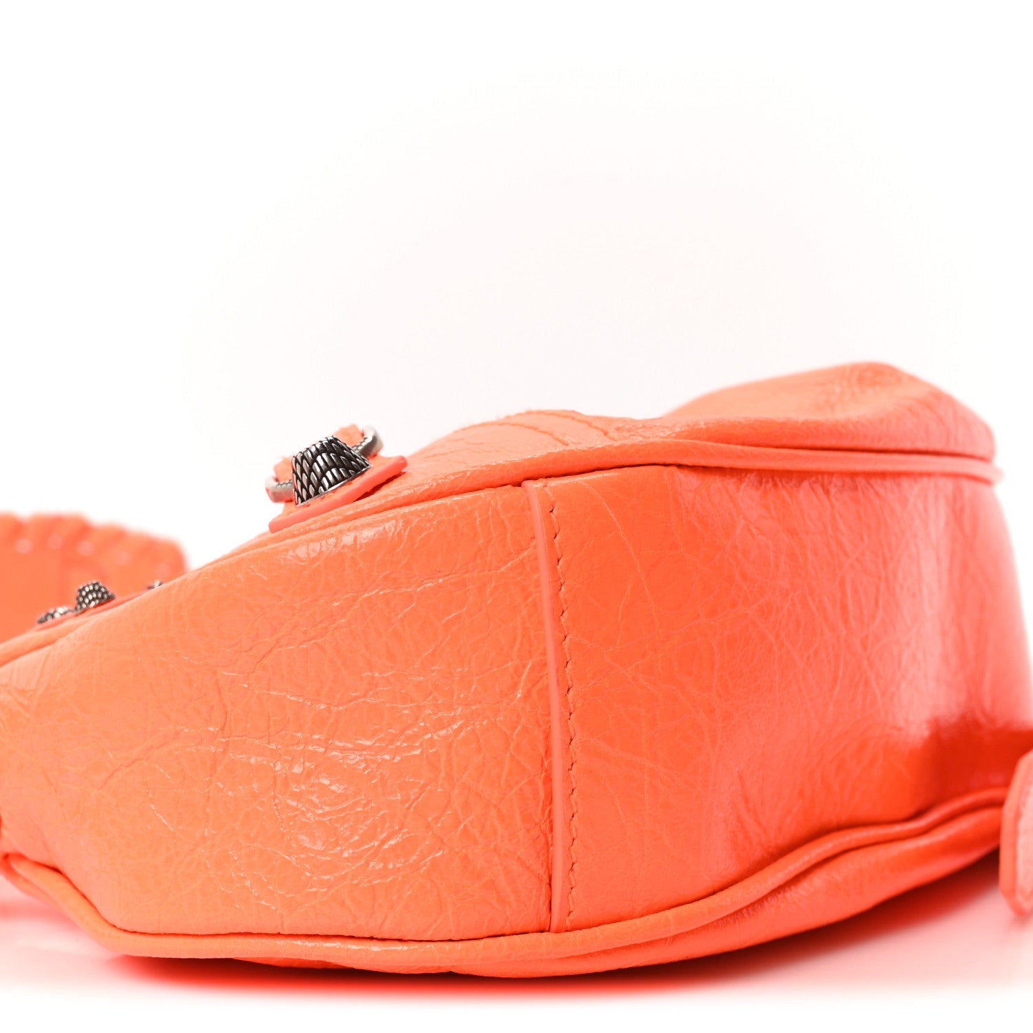 Agneau Arena Le Cagole Shoulder Bag XS Orange