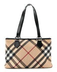 Supernova Check Small Nickie Tote Black