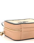 Caviar Quilted Small CC Filigree Vanity Case Beige Black