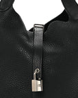Taurillon Clemence Picotin Lock 22 MM Black