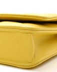 Caviar Quilted Wallet on Chain WOC Yellow