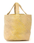 Nappa Intrecciato Nuance Bucket Ombre Tote Yellow