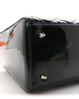 Patent Cannage Medium Lady D1OR Navy Blue