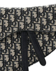 Oblique Saddle Bag Blue