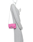 Lambskin Cannage Miss D1OR Promenade Pouch Fuchsia
