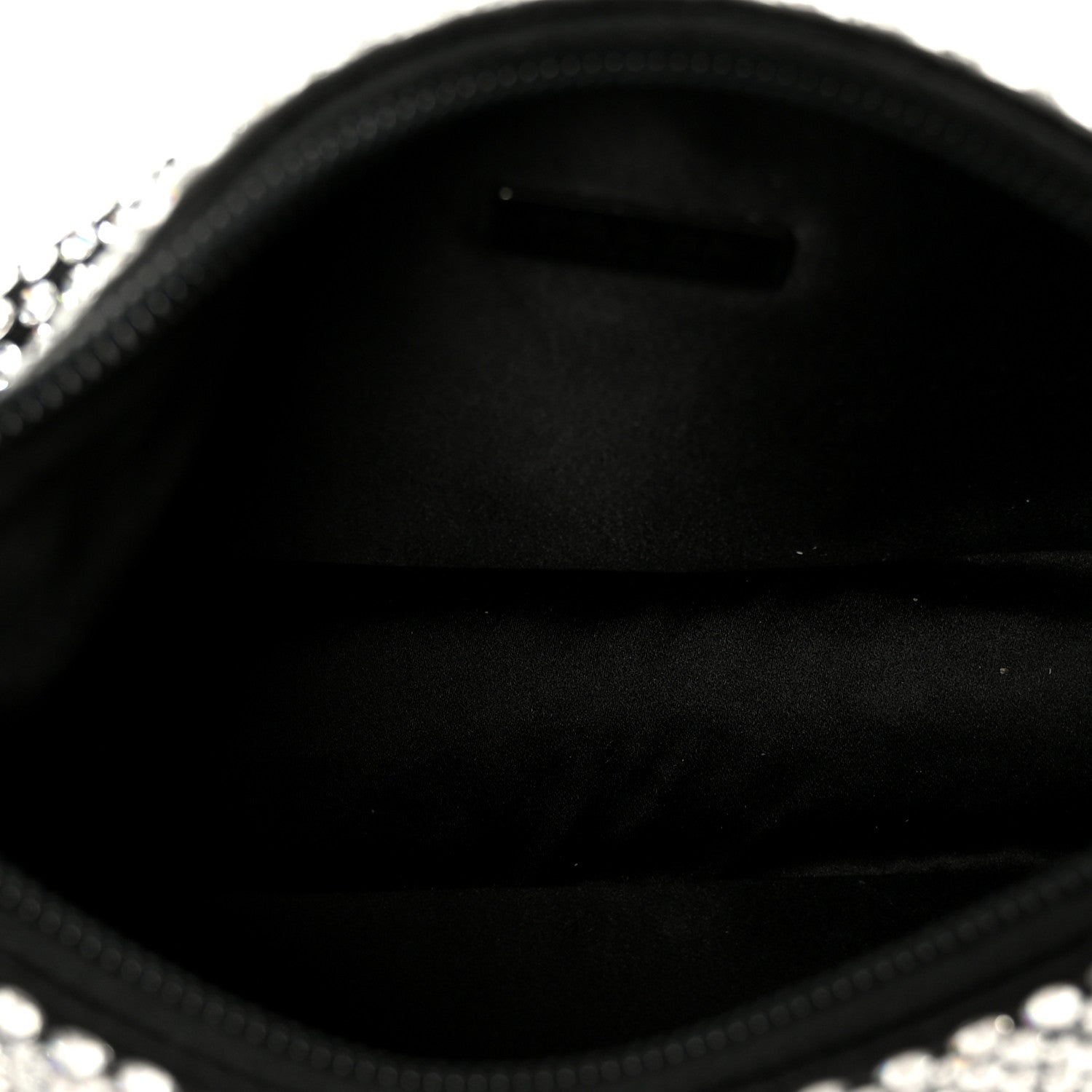Satin Crystal Mini Re-Edition 2000 Bag Cristal