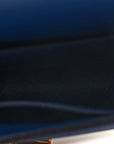 Epsom Constance Slim Wallet Bleu Tie