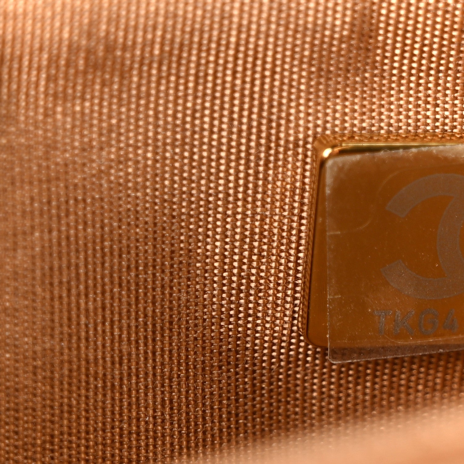 Lambskin Quilted CHNL 19 Wallet On Chain WOC Brown