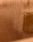 Lambskin Quilted CHNL 19 Wallet On Chain WOC Brown