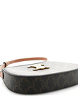 Triomphe Canvas Calfskin Medium Tilly Triomphe Shoulder Bag Tan
