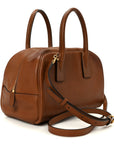 Calfskin Small Sac De Jour Boston Handle Toasted Brown