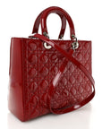 Patent Cannage Large Lady D1OR Red