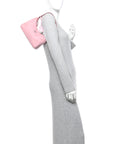 Tessuto Nylon Saffiano Mini Re-Edition 2000 Bag Rosa