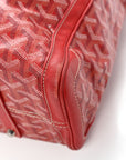Goyardine Voltaire Tote Red