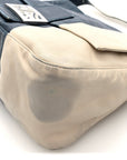 Vitello Bi-Color Mama Baguette Blue Beige