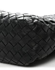 Nappa Intrecciato Crossbody Messenger Black