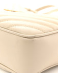 Calfskin Matelasse Monogram Lou Camera Bag Crema Soft