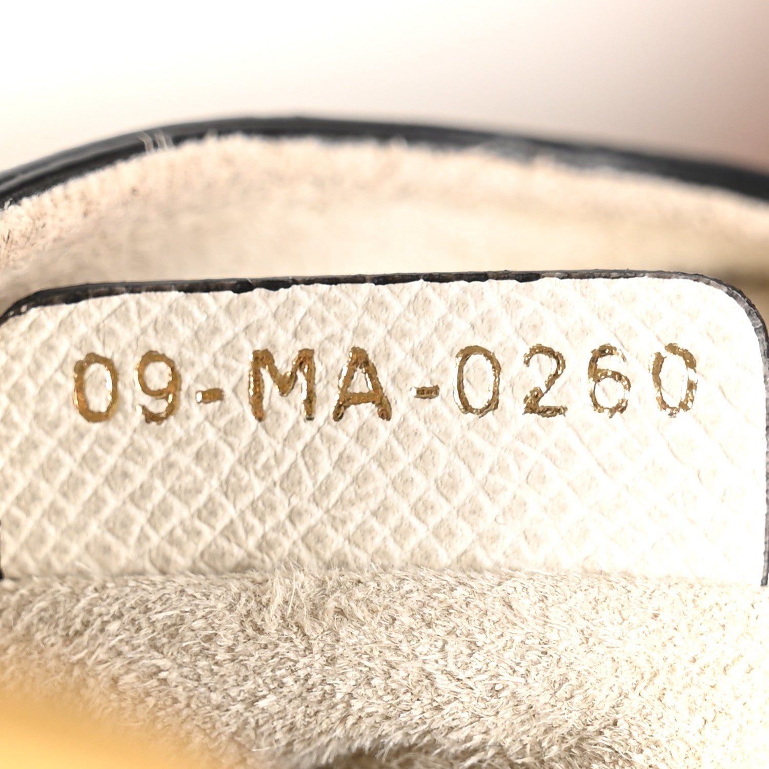 Grained Calfskin Mini Saddle Bag White