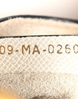 Grained Calfskin Mini Saddle Bag White